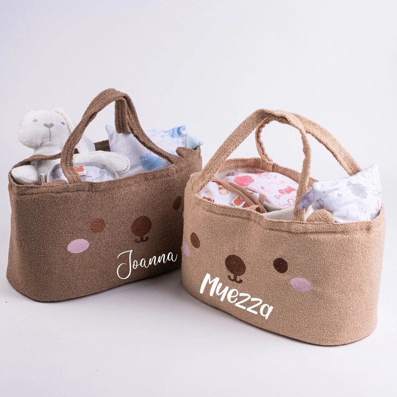 Custom Nama Caddy Bag - Diaper Bag - Tas Perlengkapan Bayi | Lullaby & Co