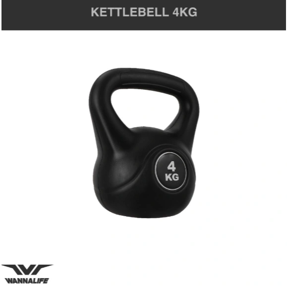 Kettlebell Kettlebel Ketlebell Neoprene Vinyl Wannafit 4kg