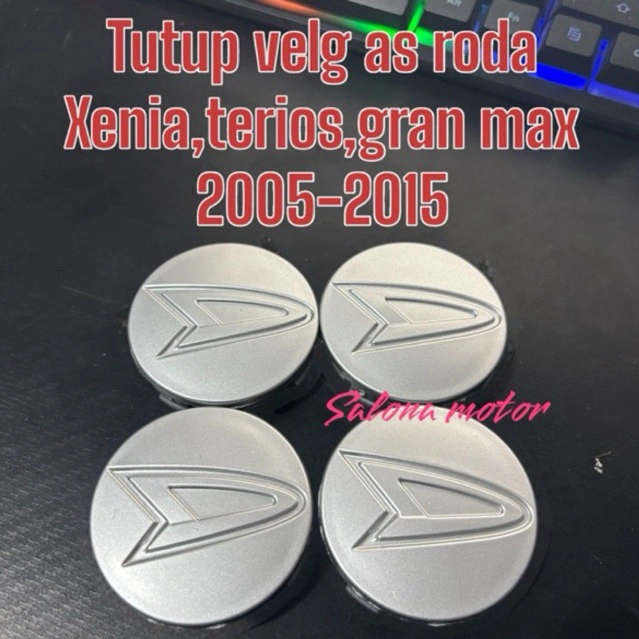 tutup velg dop as roda xenia terios gran max luxio 2005-2015 diameter 5,7cm