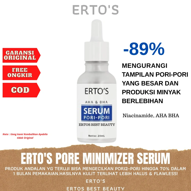 Ertos Pore Minimizer Serum Pengecil Poripori Wajah