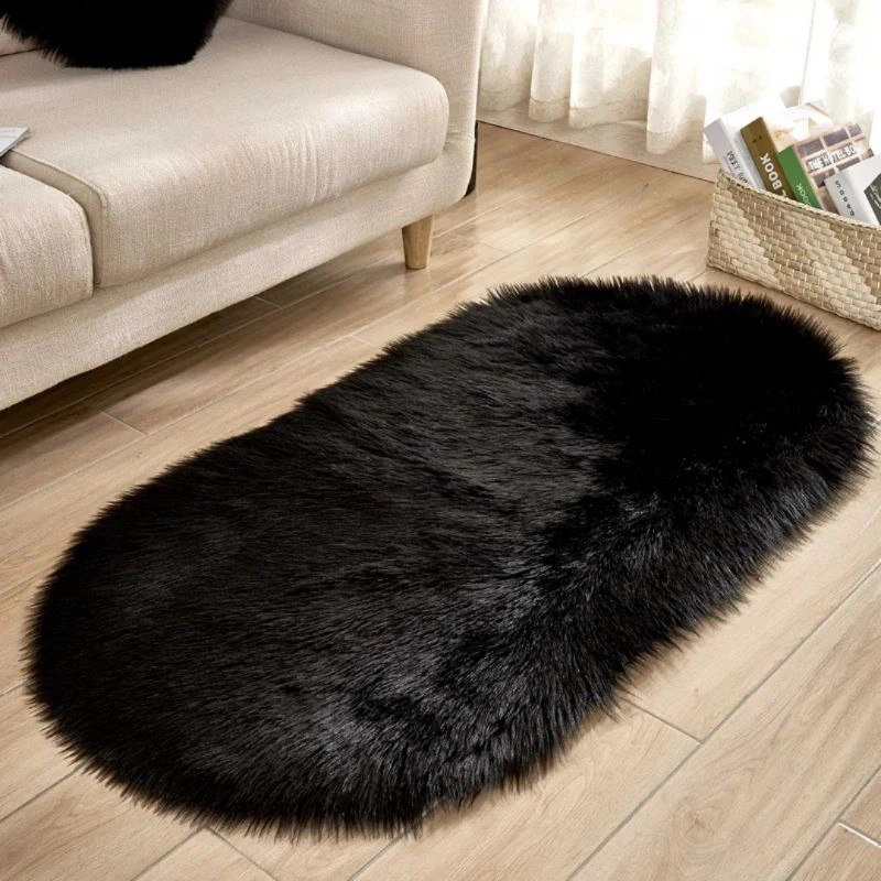 KARPET BULU KOREA OVAL PREMIUM UKURAN 40x85cm