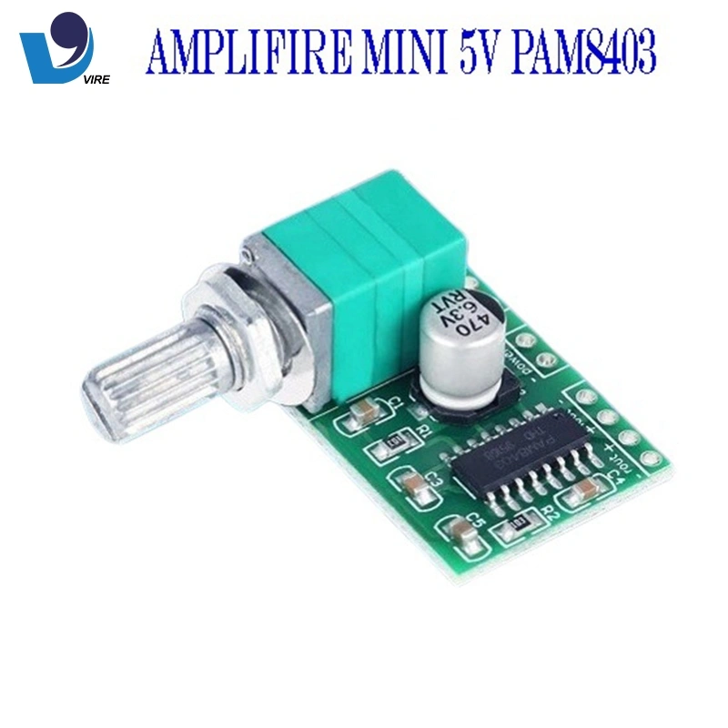 VIRE power Amplifire Mini 5V pam8403 potensio Board Stereo 2 Channel 3W