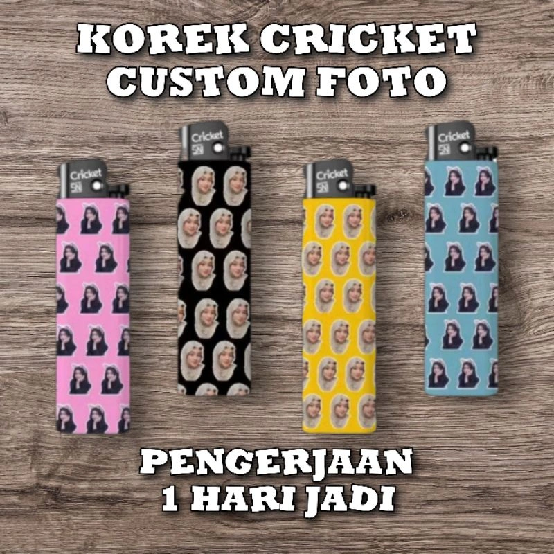 Korek Foto Custom Asli Cricket Face Pattren Gratis Jasa Editing 1 hari Jadi