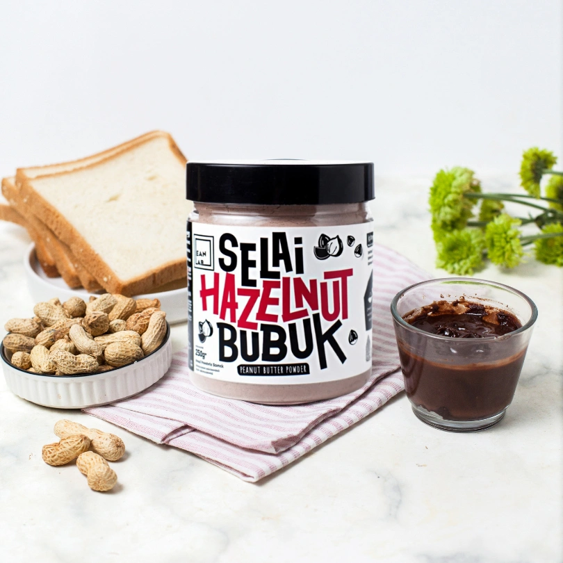 Leanlab Selai Hazelnut 250gr Selai Coklat Rendah Kalori