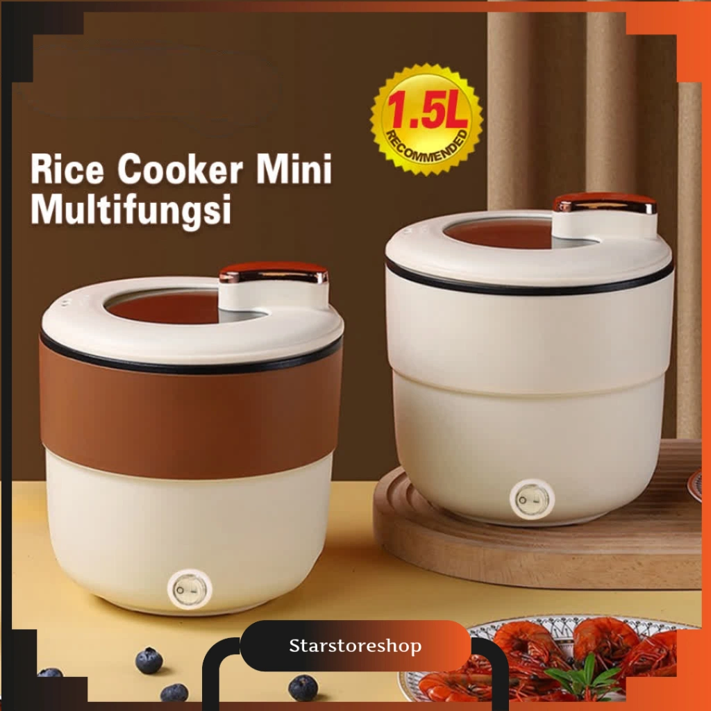 [ SSS ] Rice Cooker Mini 1.5 Liter Penanak Nasi Panci Listrik Elektrik Anti Lengket Magicom Multifungsi