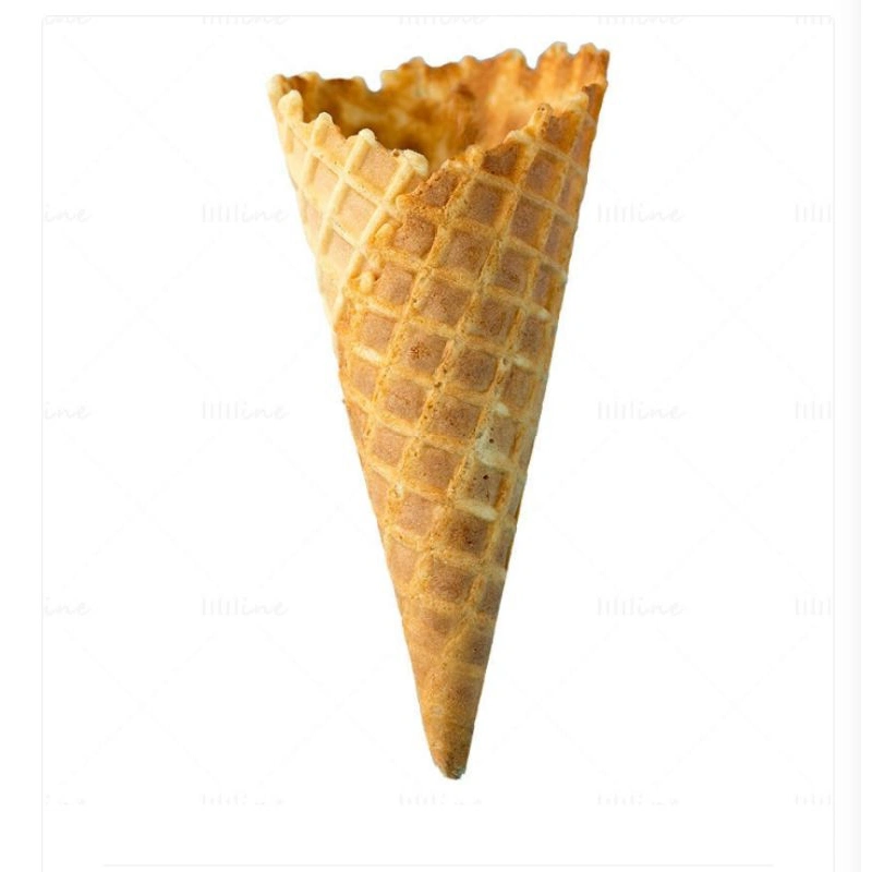 Aneka Macam Soft Cone Ice Cream Waffle Sugar Rolled 1 Pack isi 10 Pcs 4 cm