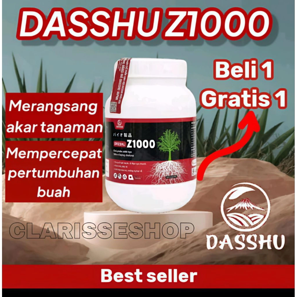 paket 500G X 2 BELI 1 GRATIS 1 PUPUK DASSHU JEPANG Z-1000 STIMULUS AKAR BATANG DAUN SAMPAI BUAH BELI 1 GRATIS 1