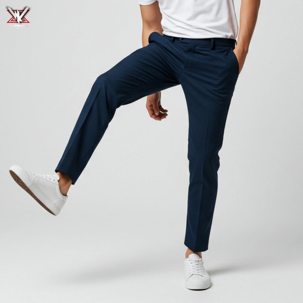WK APPAREL- Ankle Pants Slimfit Navy 27-38