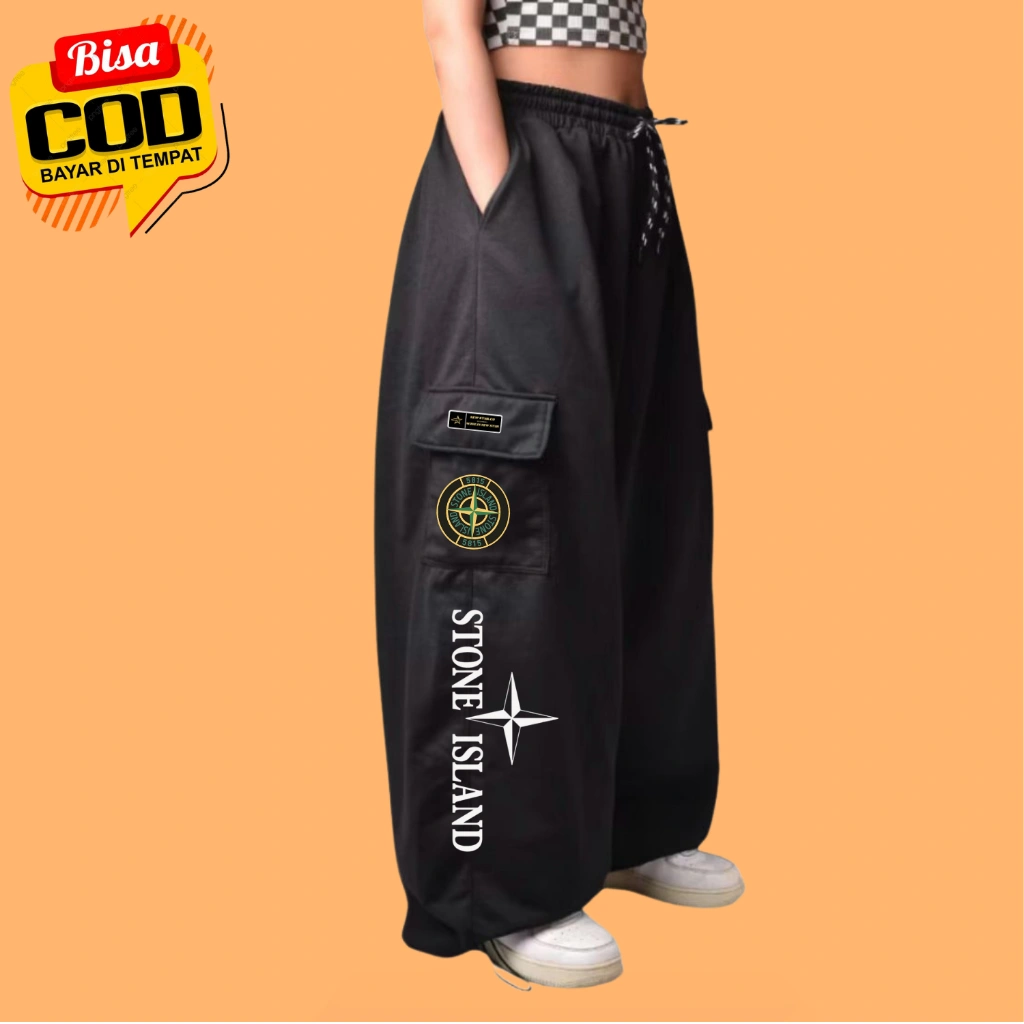 Synthesis Expertise Baggy Fleece Balon Pants The Flame Motif Ston Island