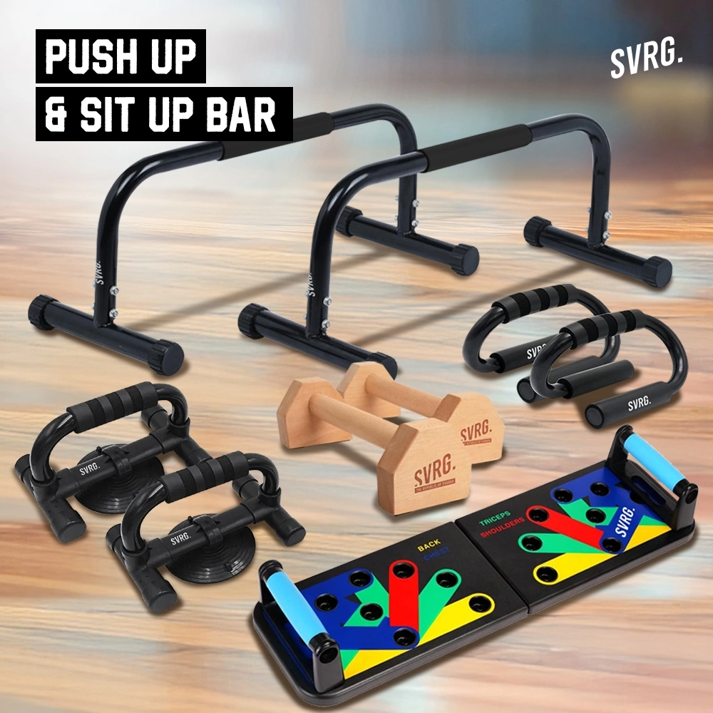 SVRG. Push Up & Core Trainer Series - Board / Stand / Bars / Plank - Home Gym