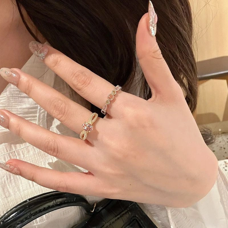 CC88 - CINCIN LILIA PINKIES ELEGANT GLAM SIMPLE TITANIUM GAYA KOREA VINTAGE BEST SELLER ANTI KARAT ANTI LUNTUR