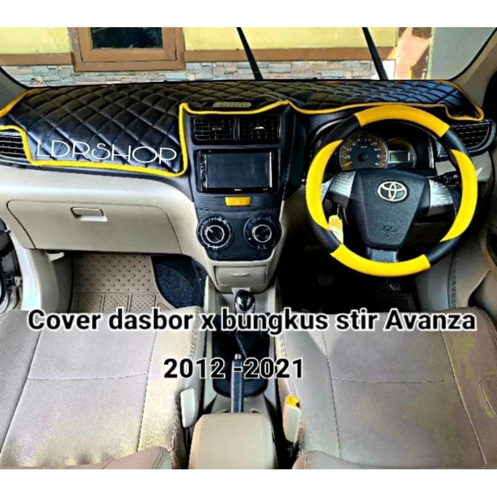 alas dasboard+sarung stir avanza dan xenia tahun 2012-2021