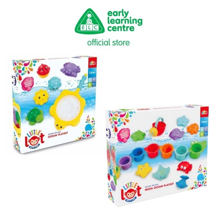 Addo Little Lot Bathtime Splish Splash Ocean Playset - Mainan Mandi Bayi 6 Bulan