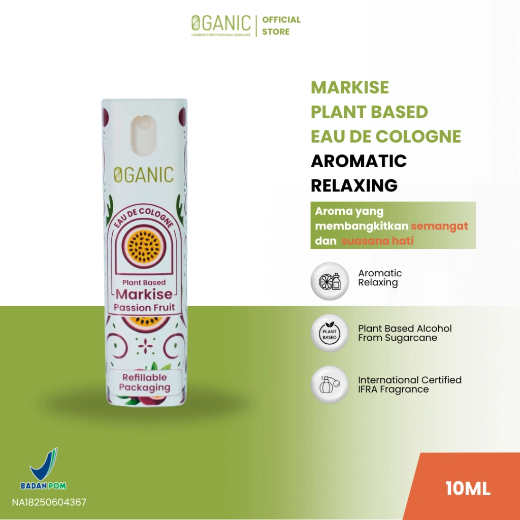 Oganic Markise Plant Based Eau De Cologne 10ml