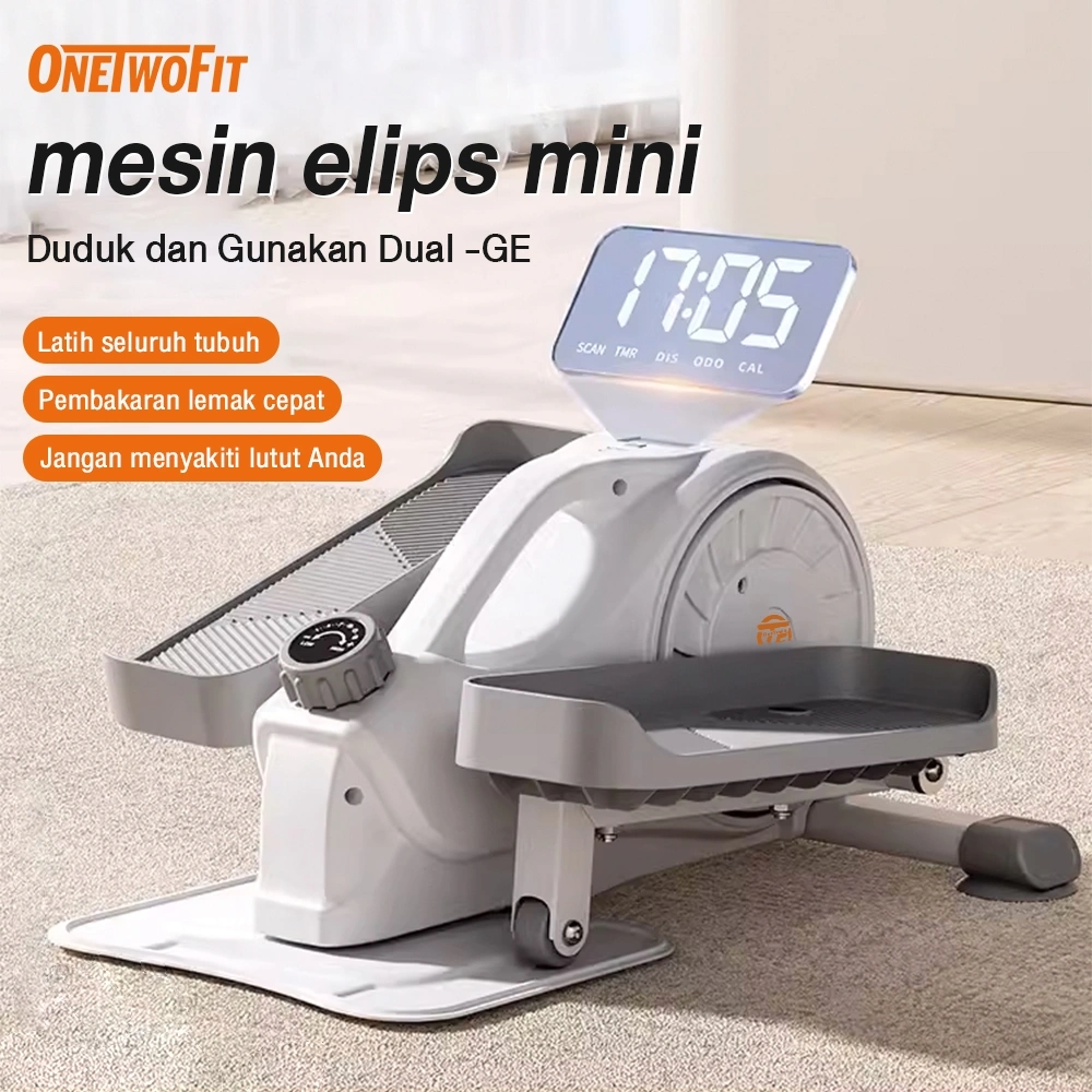 OneTwoFit Mini Exercise Bike Sepeda Statis Terapi Portable Mini Bike Gym Home Fitness