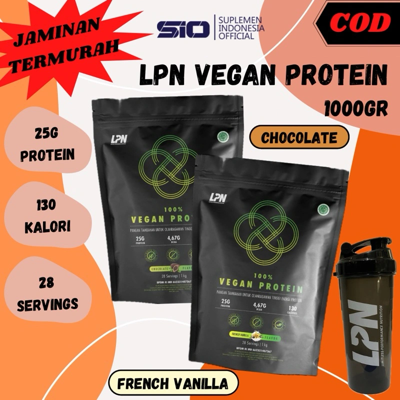 LPN 100% VEGAN PROTEIN 2.2LBS PLANT BASED PEA PROTEIN ISOLATE LACTOSE GLUTEN FREE