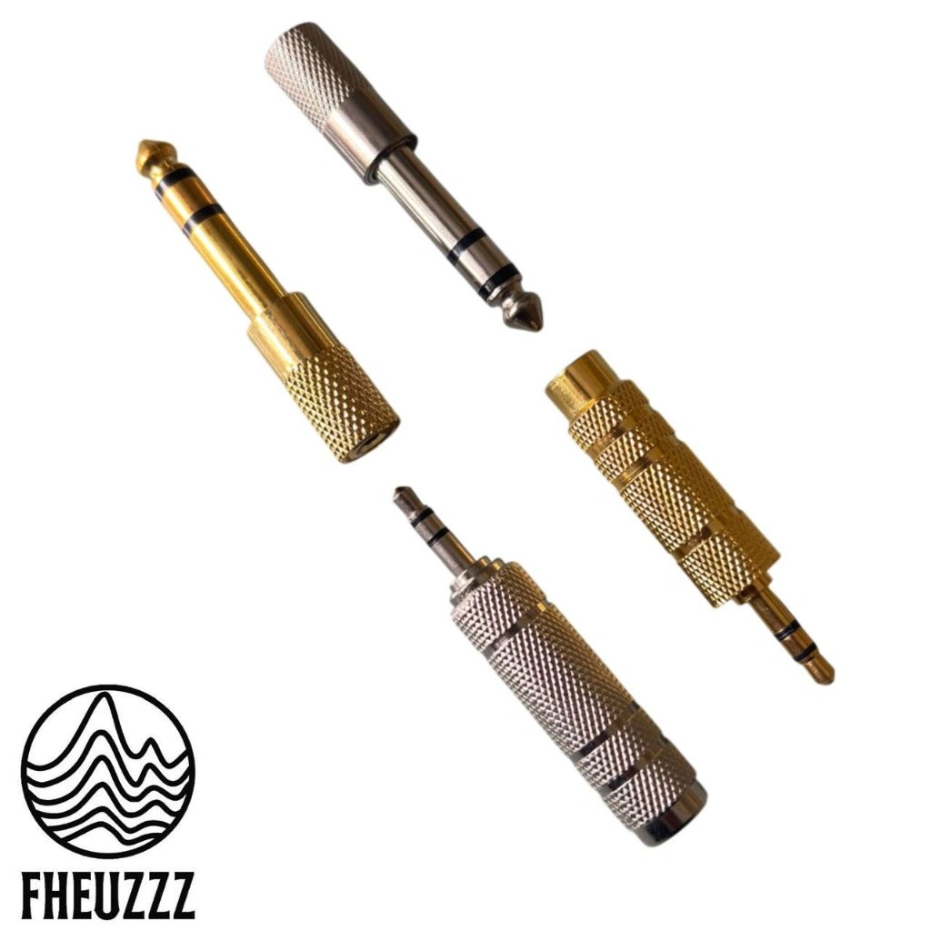 Audio Converter Konektor Headphone Jack 3.5mm To 6.5mm Dan 6.5mm To 3.5mm Adapter Speaker Jack