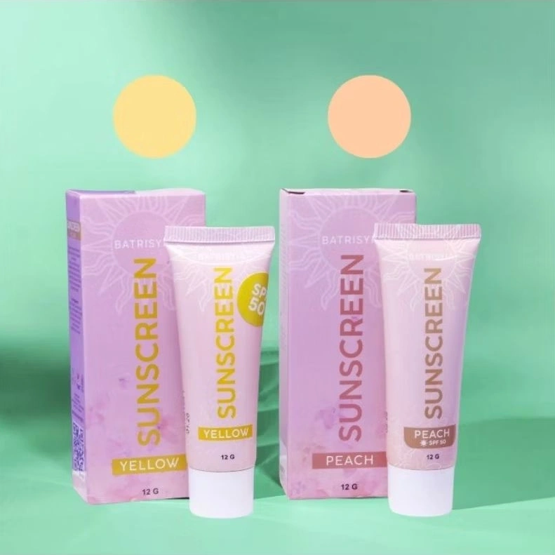 Batrisyia Sunscreen Cream Peach / Yellow 12g