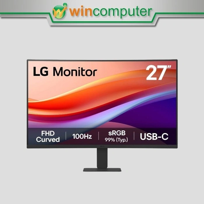 LG Monitor 27" 27U421A 100Hz FHD LED Curved Monitor
