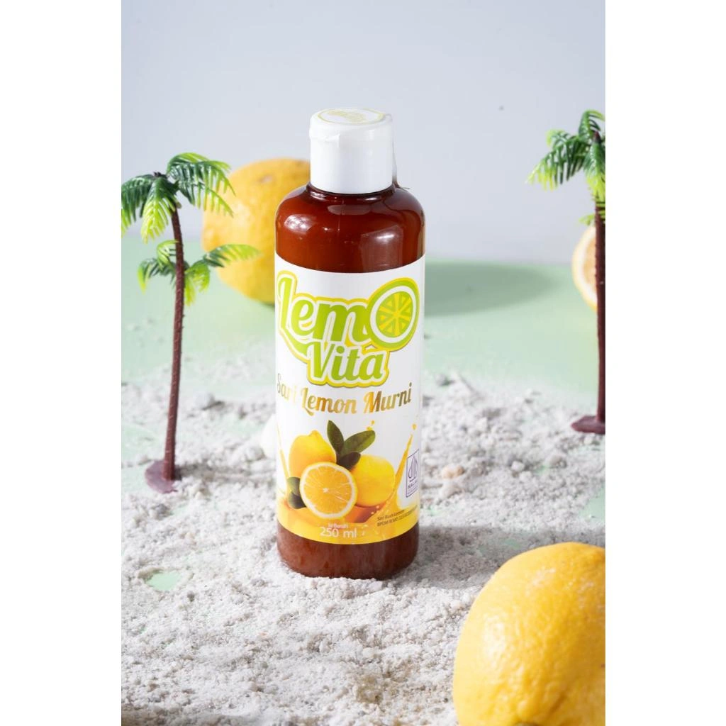 BPOM Fresh Sari Lemon Lemovita Jus Halal Murah 250ml