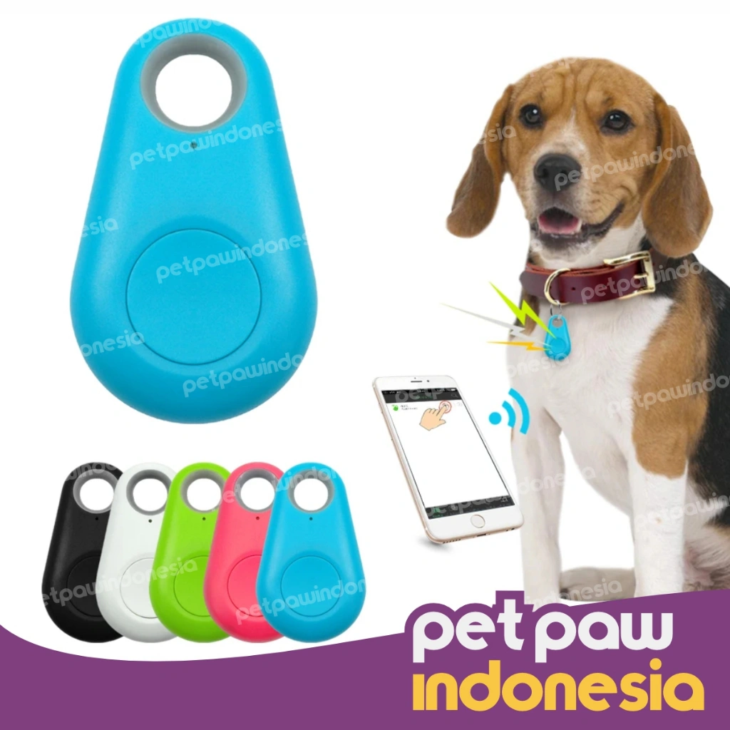 Pet Smart Mini Gps Tracker Bluetooth Hewan Anjing Kucing
