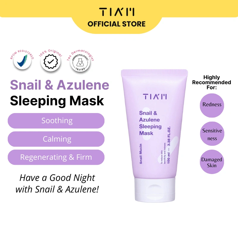 TIAM Snail & Azulene Sleeping Mask 100ml