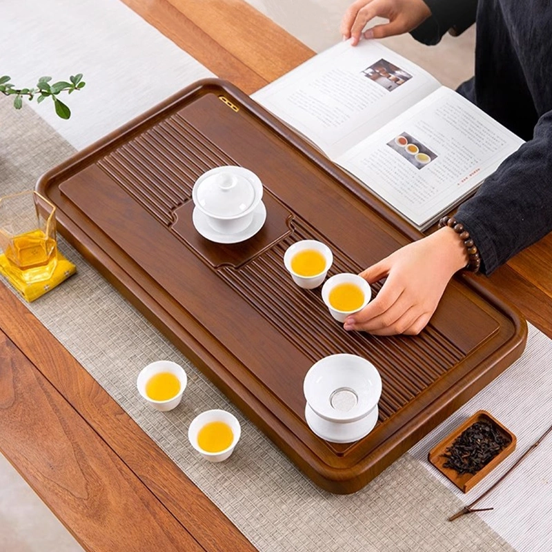 Nampan Upacara Teh/Nampan Teh Gaya China/Bamboo Tea Tray/Nampan Teh Kayu/Nampan Teh Bambu