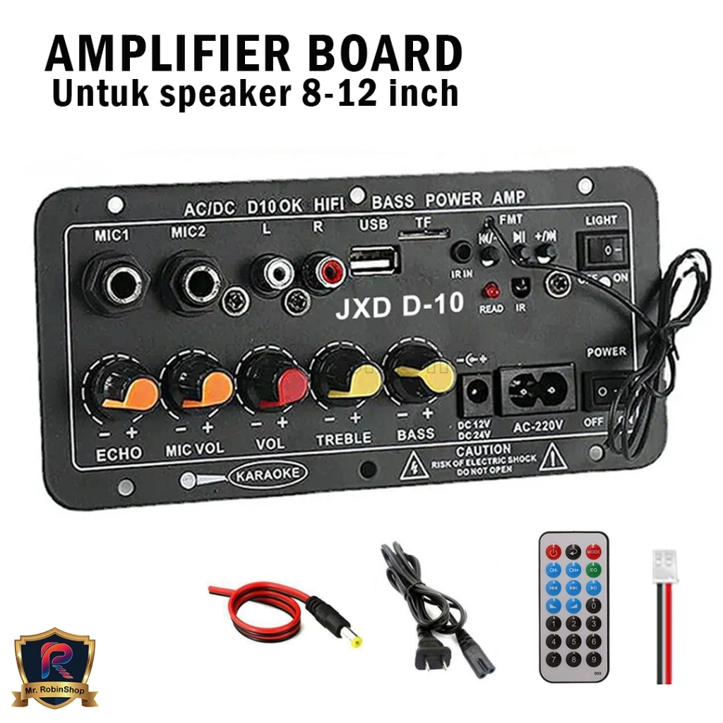 Amplifier part Board Audio 12V/24V/220V Bluetooth USB Radio TF DIY Speaker Woofer