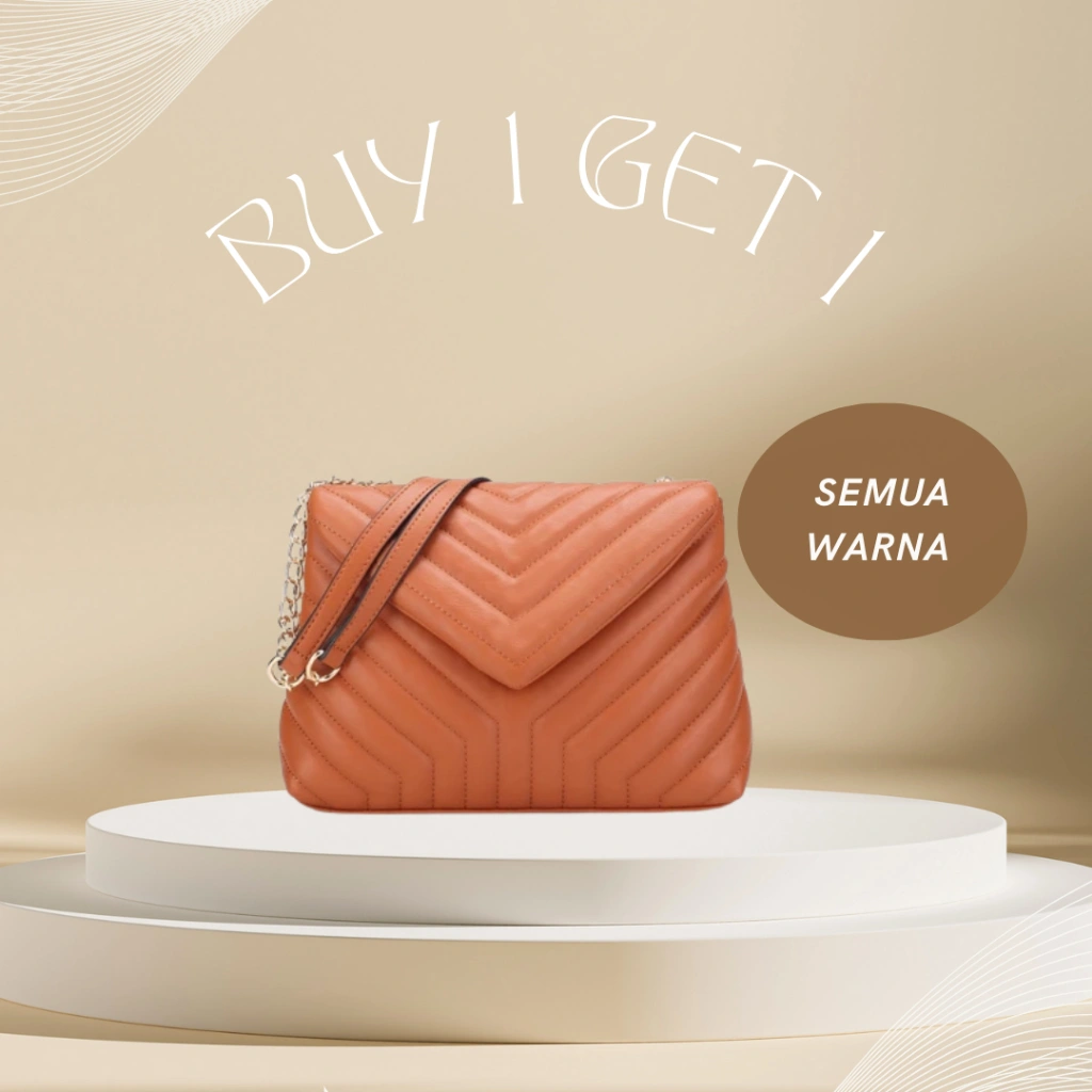 [Buy 1 Get 1]  Tas selempang wanita Everest Tas Bahu Wanita Sling Bag Premium #204