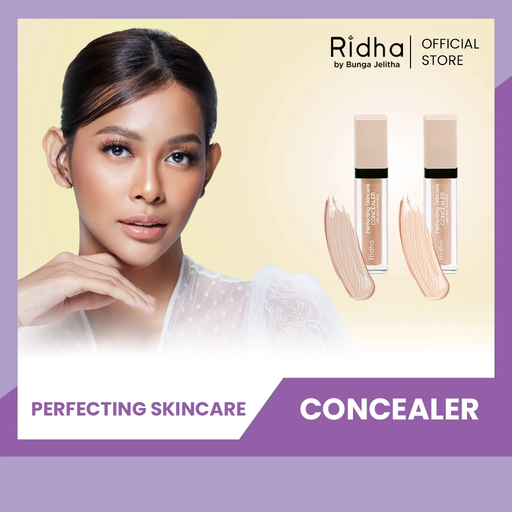 RIDHA Perfecting Skincare Concealer with Niacinamide - 6gr