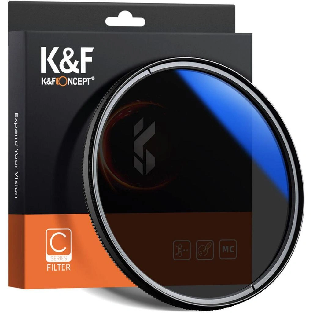 KNF K&F Concept Filter CPL Circular Polarizer 37mm 40.5mm 43mm 46mm 49mm 52mm 55mm 58mm 62mm 67mm 72mm 77mm 82mm