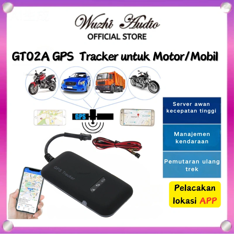 Wuzhi Audio |GT02D GT02A GPS Tracker Mini / GPS Mini Pelacak Lokasi