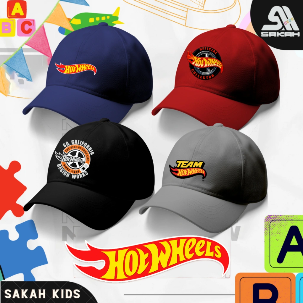 Topi Anak HOTWHEELS LOGO DIECAST