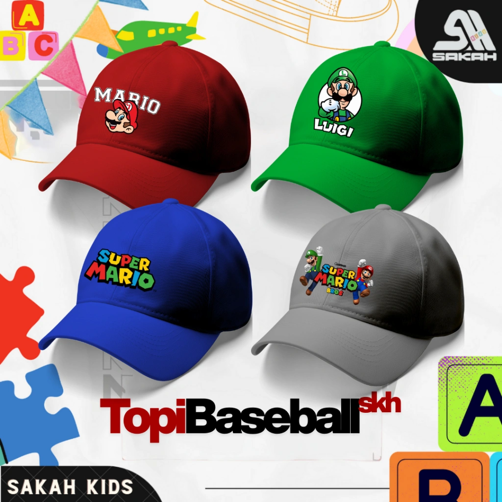 Topi Anak SUPER MARIO BROS SAKAH