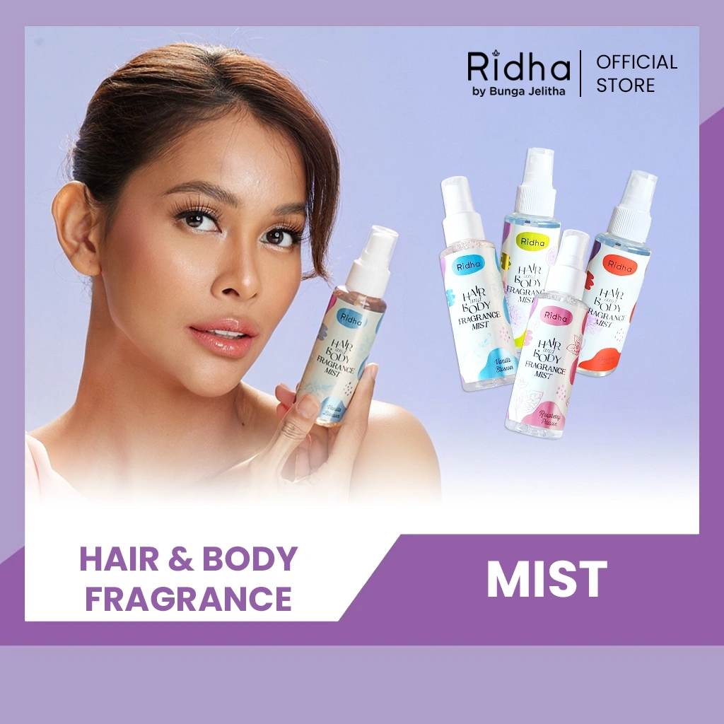 (A New Product) RIDHA Hair and Body Fragrance Mist - 100ml