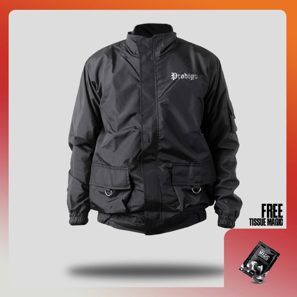 Prodigo * Jaket Pria Bontang Motif 1 I Jaket Windbreaker Pria I Jaket Berkendara Unisex I Jaket Motor I Jaket Pria Premium