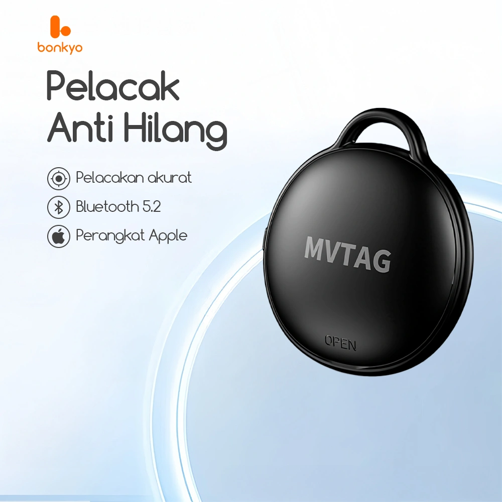 MUKAVA Smart Tag Mini Wireless Tracker Anti-hilang Pelacak Lokasi GPS Waterproof Key Finder Pet Locator IOS/Android Support