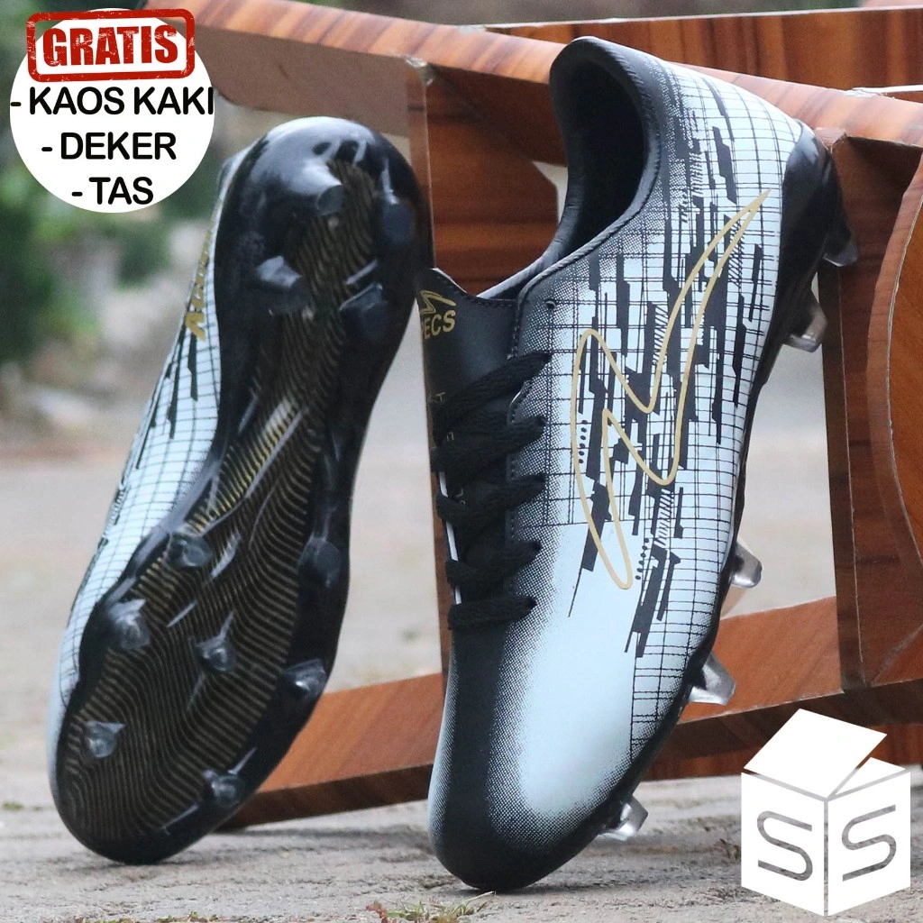 Sepatu Bola Spcs Hyperchaos Grade Ori - Black White