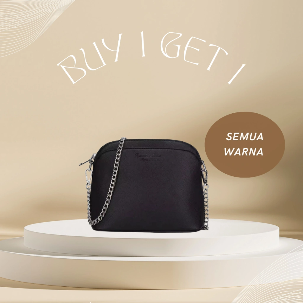 [Buy 1 Get 1]  Tas selempang wanita kasual tali rantai sling bag wanita import#012