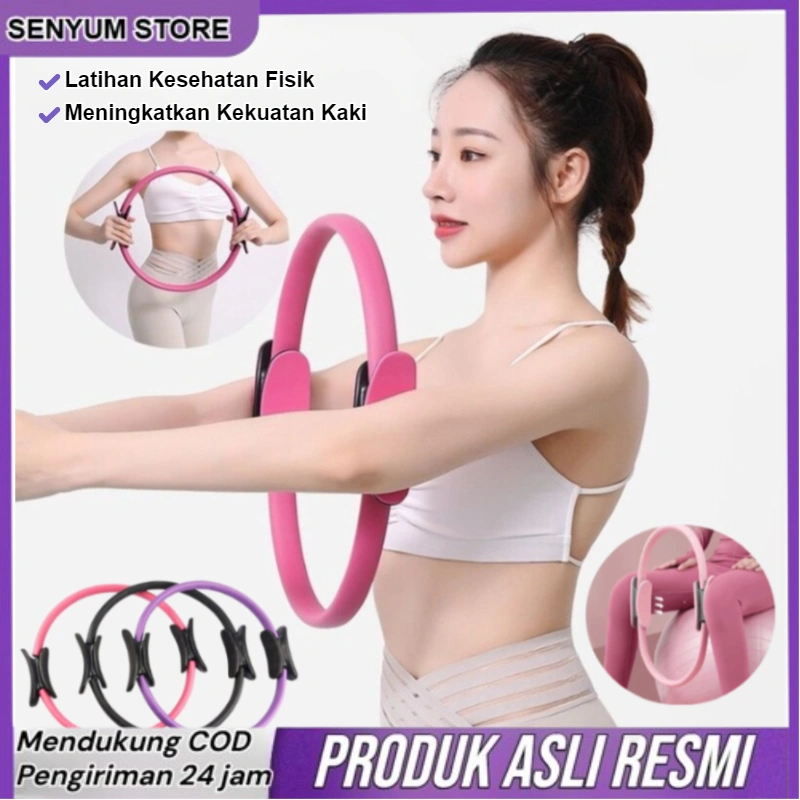 ✨️COD+24H Pengiriman Cepat✨️Pilates Magic Circle/Cincin Ajaib Pembentuk Pilates/Lingkaran Ajaib Yoga/Cincin Resistensi Latihan Gym & Kebugaran Latihan Paha Pengencangan Paha/Peralatan Yoga/Pilates Yoga Magic Circle Resistance Ring Workout