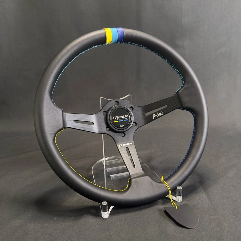 GREddy Stir Racing Mobil Kulit 14 inch 350mm Greddy x Ken Gushi KG21 Premium Universal