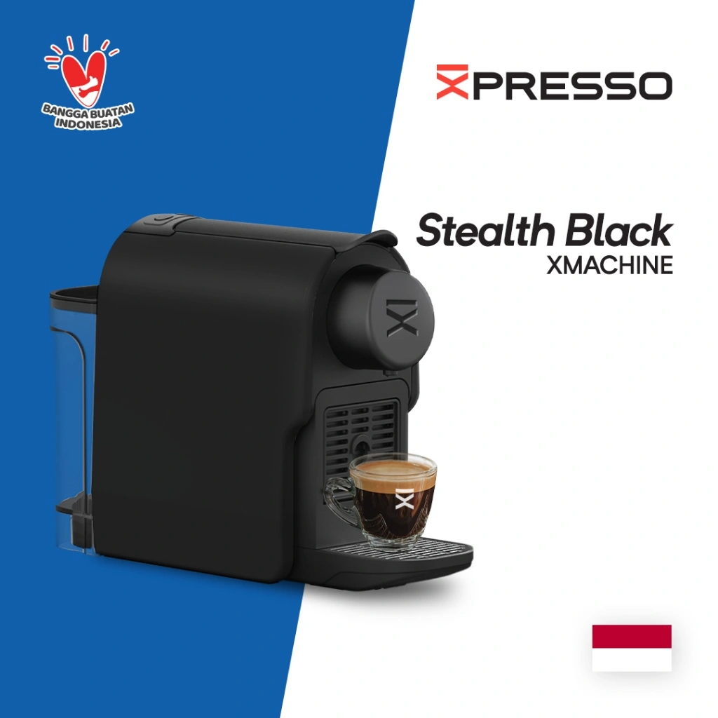 Mesin Kopi Kapsul XT1900CM - XTRAT Coffee Capsule Machine (Hitam)