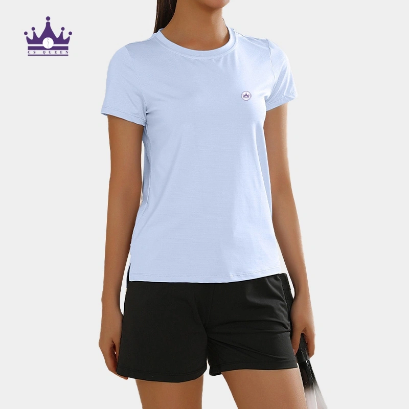 CS QUEEN-Women's quick-drying yoga shirts | Summer sports tops | Breathable fitness running tops | Casual sportswear - CS59