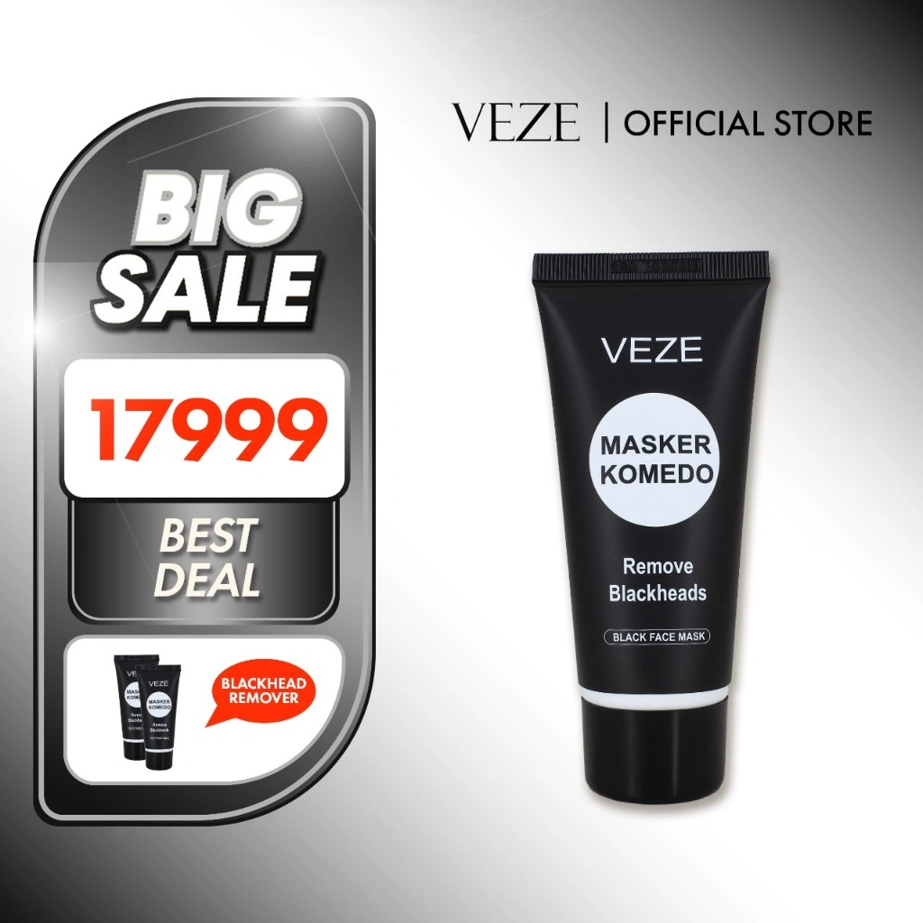 [BPOM] - VEZE blackhead remover cleansing masker wajah peel off 60 gr/ removed black head original -VZ00128