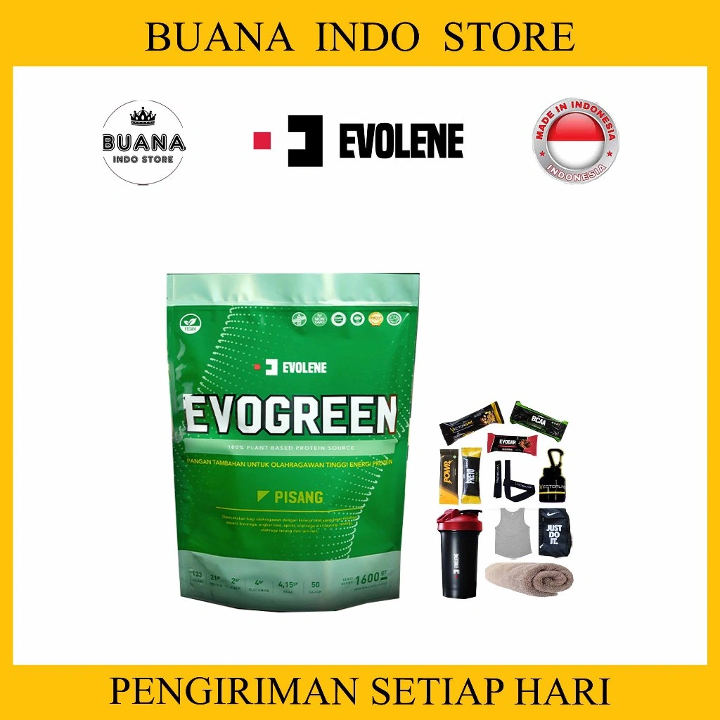 Evolene Evogreen 50s | Evo Green 100% Vegan Plant Based Protein