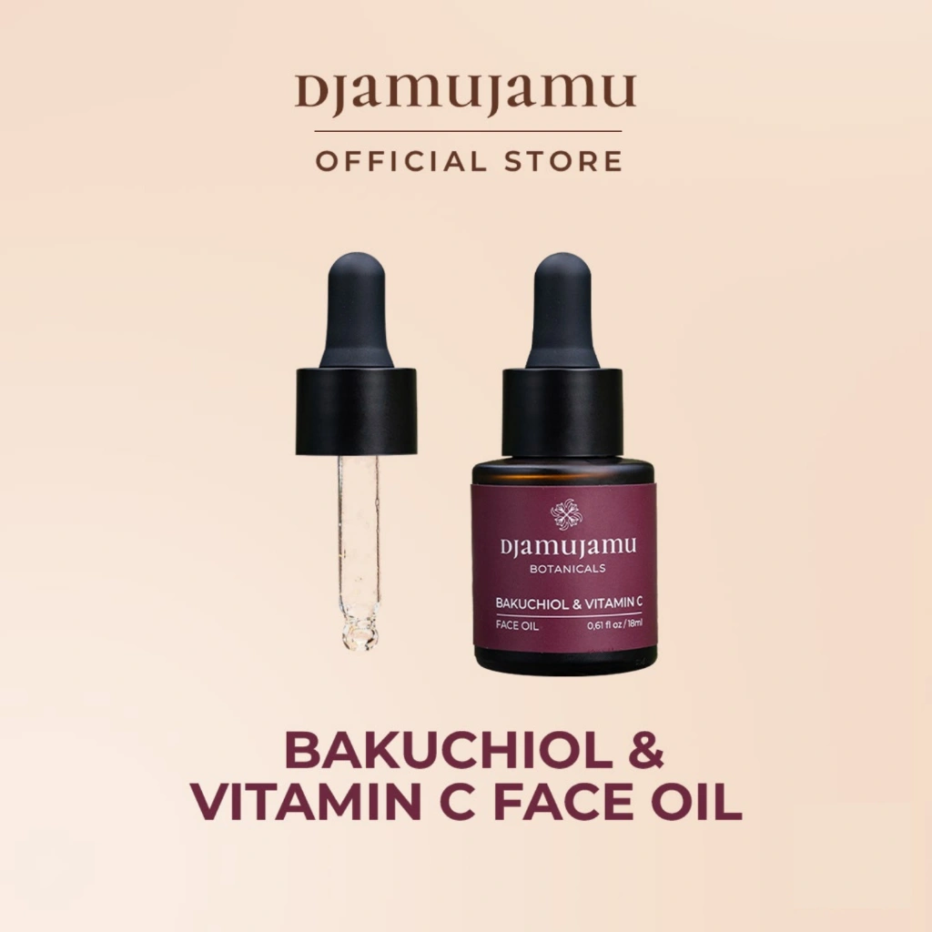 DJAMUJAMU BOTANICALS Bakuchiol & Vitamin C Face Oil - 18ml