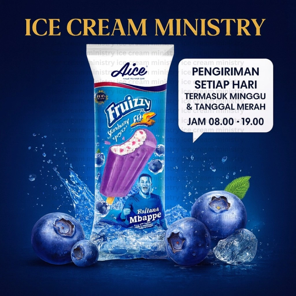 Aice Fruizzy Blueberry Yoghurt New