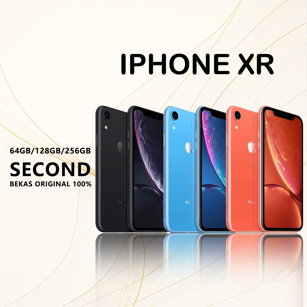 iPhone XR 256GB/128GB/64GB fullset second mulus 100% original