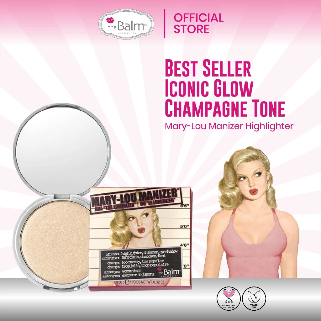 theBalm Mary-Lou Manizer – Highlighter Makeup, Highlighter tahan lama