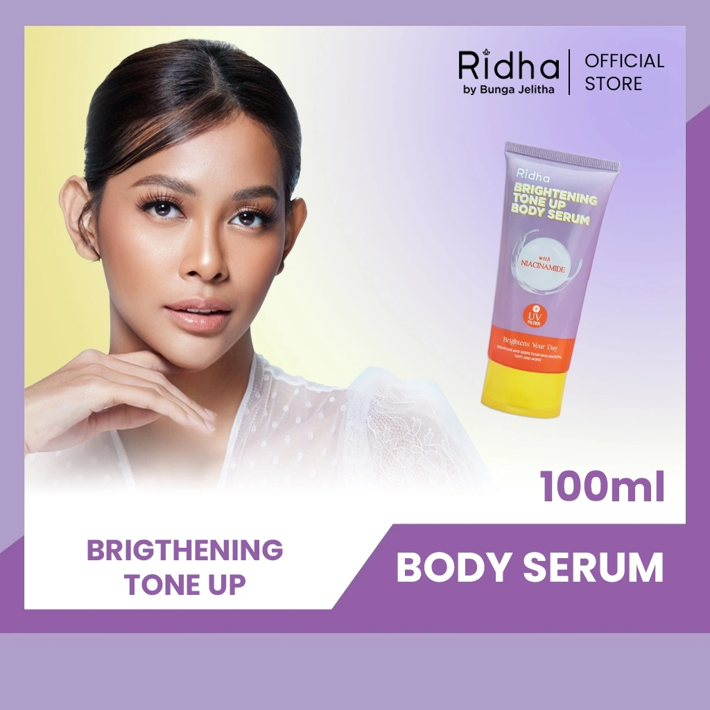 RIDHA Brightening Tone Up Body Serum with Niacinamide - 100ML